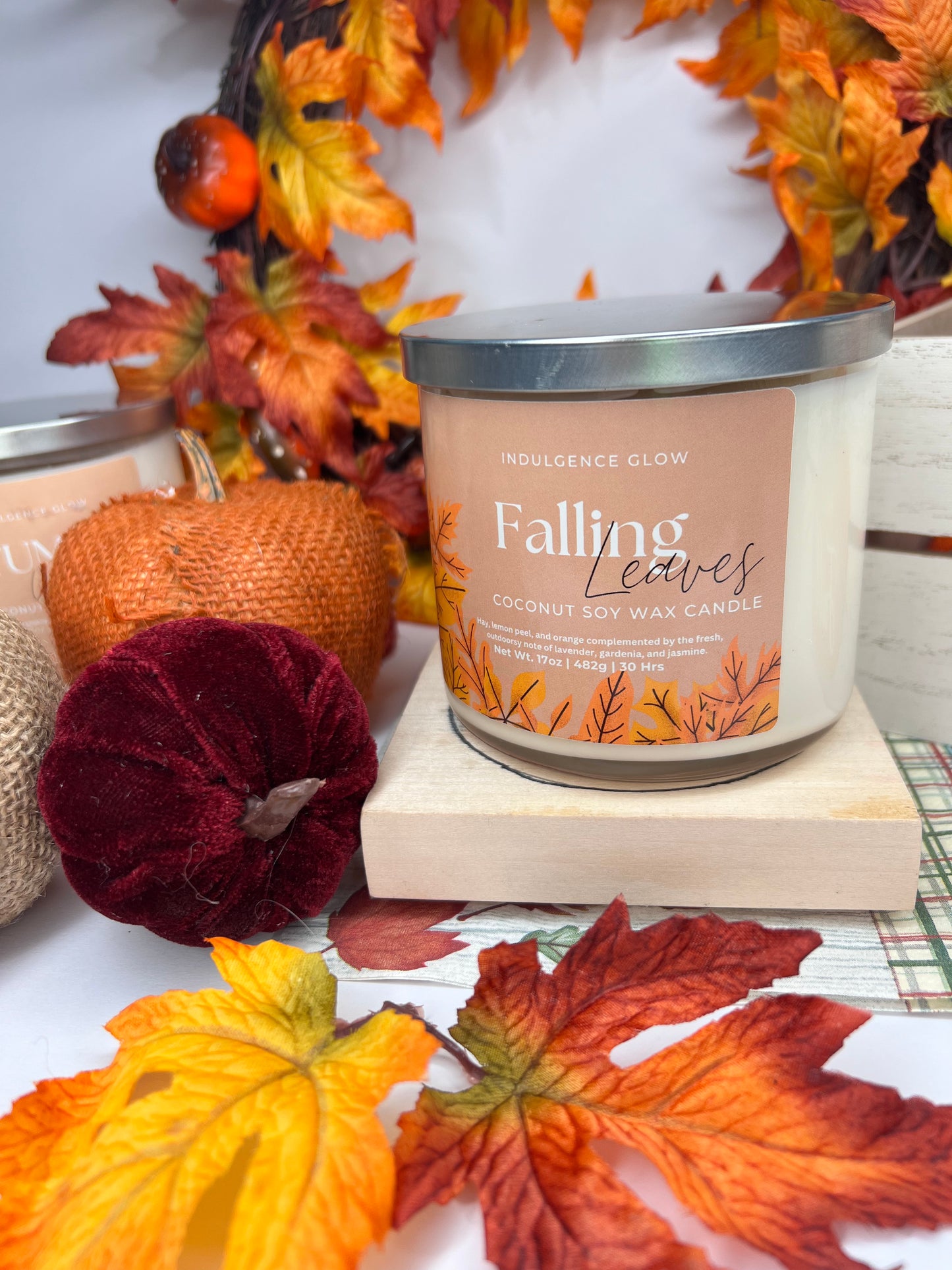 Falling Leaves Candle