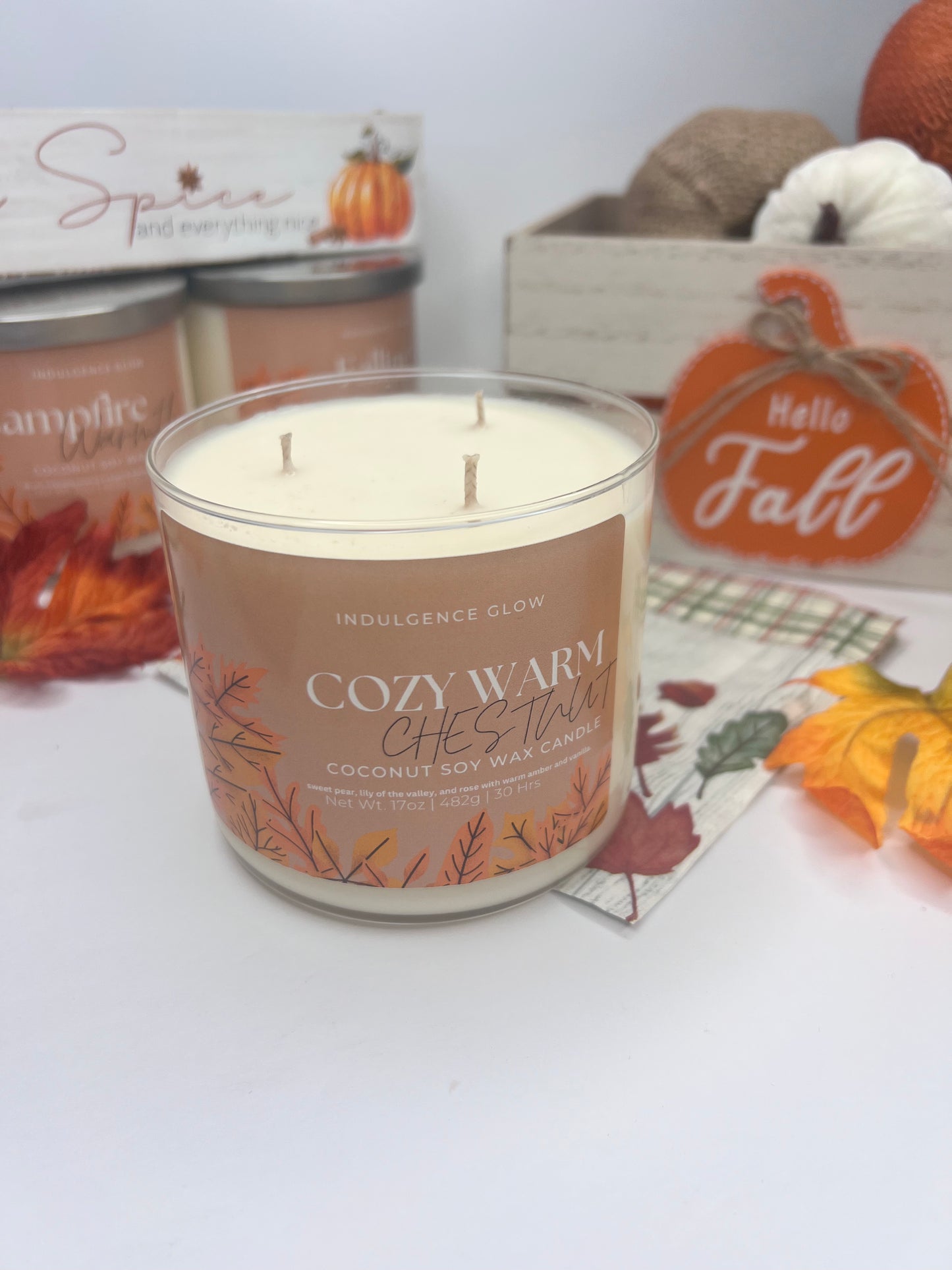 Cozy Warm Chestnut Candle